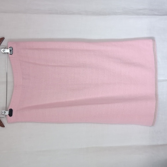 Vintage Garan by Marita Pastel Pink Knit Midi Skirt Size Medium - Picture 4 of 5